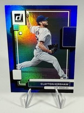 2022 Panini Donruss - Variation Clayton Kershaw #85 Holo Blue