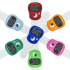 Koicaxy Electronic Finger Counter, Resettable Hand Tally, 5 Digit Number and ...