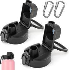 2Pcs Water Bottle Lid Replacement for Hydro Flask Wide Mouth, Sports Bottle