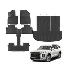 KARPAL Floor Mats Fit for Hyundai Palisade 2020-2025 (7-Seat/8-Seat), All Wea...