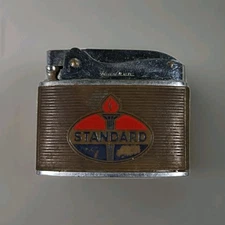 Vintage HADSON STANDARD OIL Advertising Lighter– Dave’s Standard Service – Japan