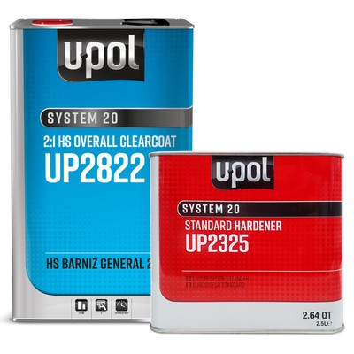 #ad U POL 2822 2325 HS Overall Clearcoat 5 liter Kit w Standard Hardener $129.56