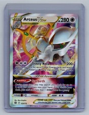 pokemon tcg brilliant stars 123 172 arceus vstar card 2022 Pokemon Arcus Ultra Premium Collection - Arceus Vstar #123 Metal Card  PSA 9 Mint