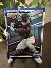 2023 Panini Elite Extra Edition - Matt Shaw #81 Blue Aspirations #/349 (RC)