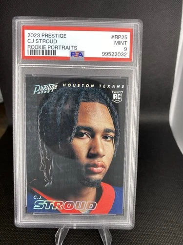 2023 Panini Prestige Portraits Rookie C.J. Stroud #RP-25 PSA 9 Houston Texans