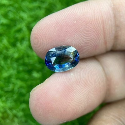 2.88 Cts | natural loose|Sapphire | Blue | Cushion Shape | Step cut - Srilanka