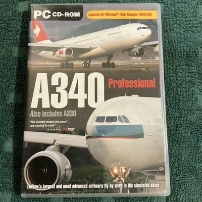 A340 Professional - Microsoft Flight Simulator 2002 & 2004 Add-On Expansion - PC