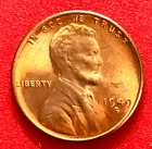 1949-D Lincoln Wheat Cent Penny GEM RED BU From an Original Bank Roll