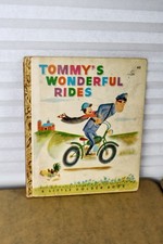 Tommy's Wonderful Rides 1948 Little Golden Book Vintage Children's Hardcover