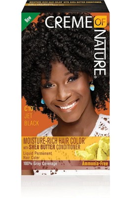 Creme of Nature Liquid Hair Color, Jet Black - C10 Women s Hair Dye