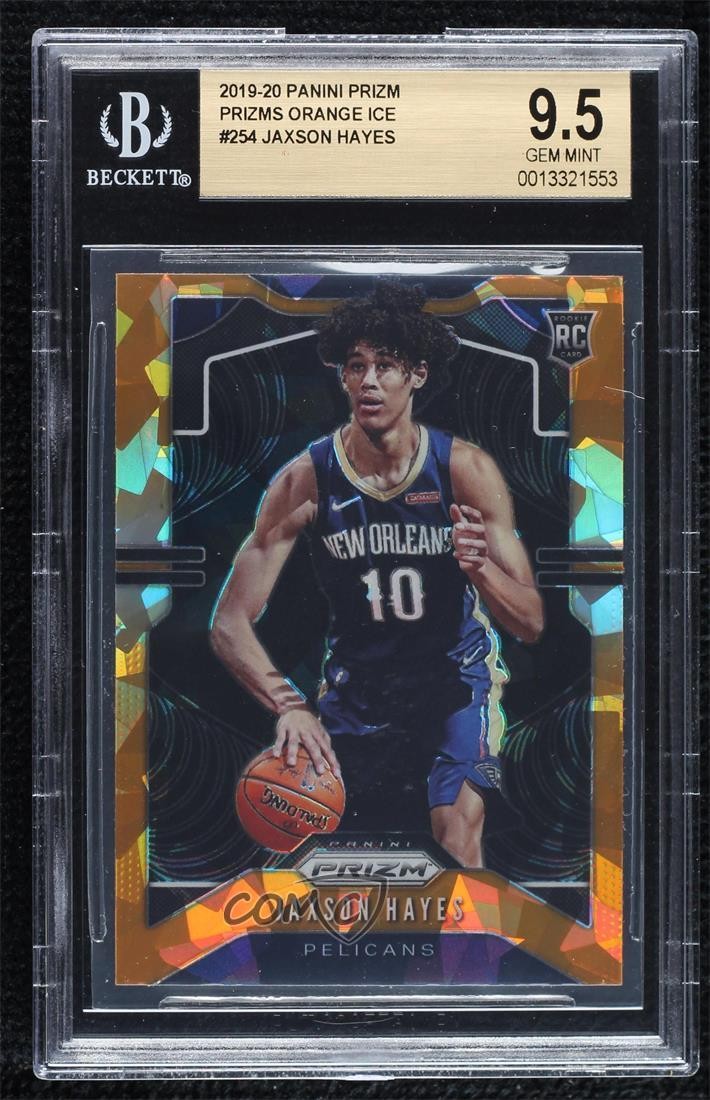 2019-20 Panini Prizm Orange Ice Jaxson Hayes #254 BGS 9.5 GEM MINT Rookie RC pu3