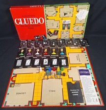 Vintage Cluedo Board Game By Waddingtons 1970s Complete, No Notepad Included 