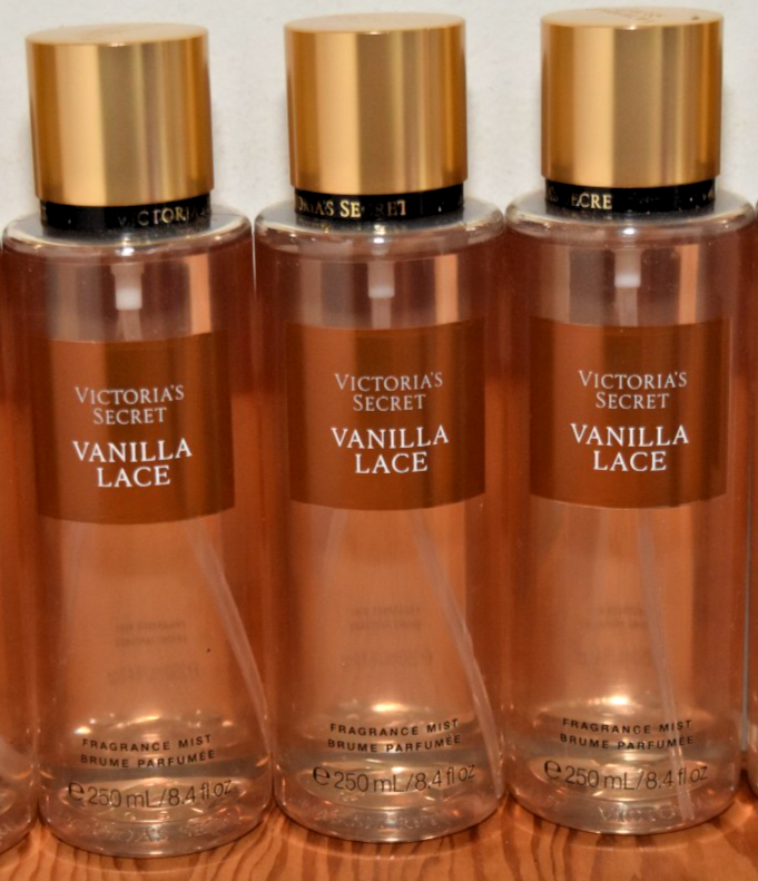 3 New Victoria's Secret Vanilla Lace Fragrance Body Mist Creamy