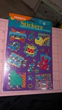 Vintage Stickers American Greetings Prismatic Musical Instruments 2 Sheets New