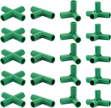20pcs Heavy-duty Greenhouse Frame Connectors For Garden Support And Trellis 20pcs Heavy-duty Greenhouse Frame Connectors For Garden Support And Trellis