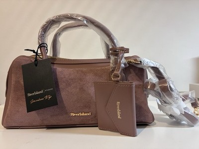 RIVER ISLAND Rosa Tasche Damen PU Leder Neu Mit Etikett Set 2