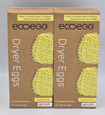 Ecoegg Dryer Eggs Reduces Drying Time Softens Clothes Fragrance Free 2/2ct boxes