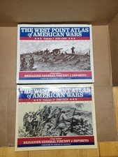 2 Volume Set of The West Point Atlas of American Wars Gen Vincent Esposito 1995