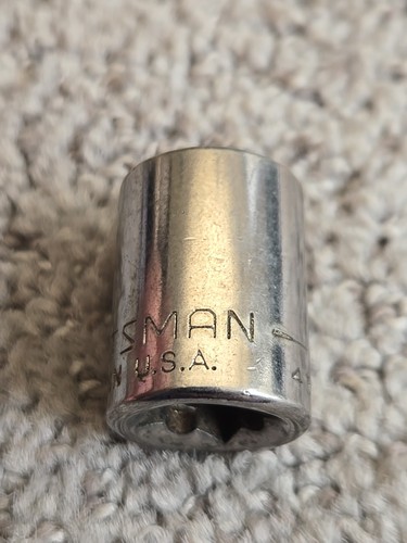Craftsman 43003 1/2" 6pt Socket 3/8" Drive Inverted G Series USA 3549 - Picture 3 of 6