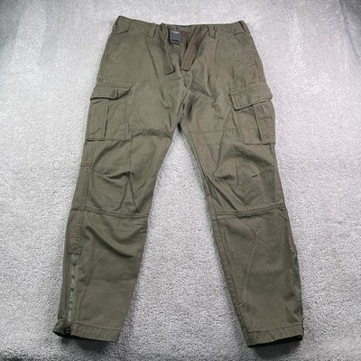 NEW Abercrombie Fitch Pants Mens 36x32 Brown Cargo Rustin Athletic Slim NWT