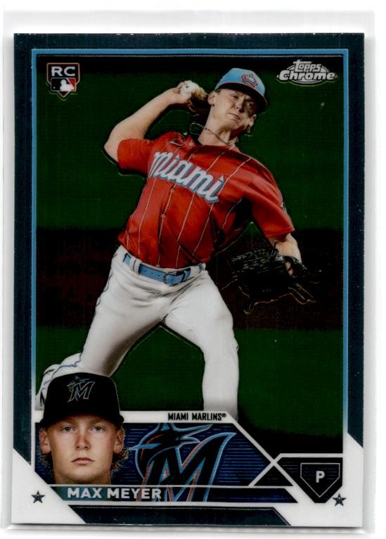 2023 Topps Chrome #104 Max Meyer Miami Marlins