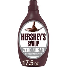 Hershey's Zero Sugar Genuine Chocolate Syrup 17.5 oz Hersheys