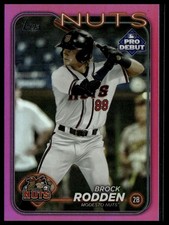 2024 Topps Pro Debut #PD-155 Brock Rodden Fuchsia Foil #/199