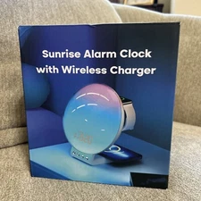 Dekala Sunrise Alarm Clock with Wireless Charger for iPhone/Apple Watch