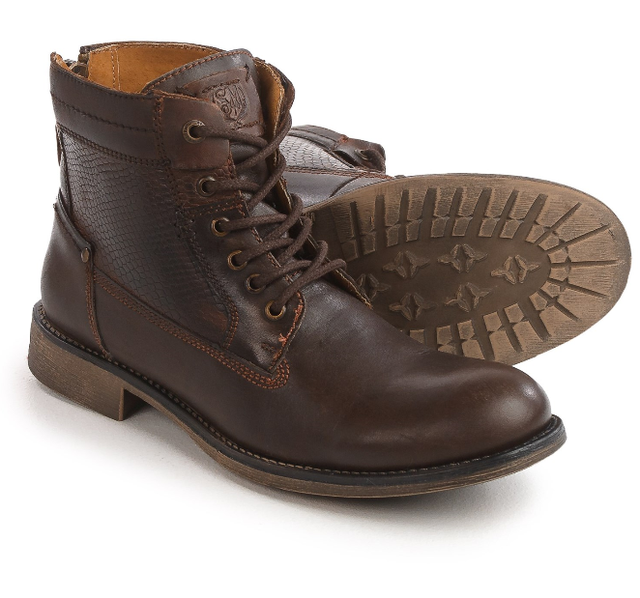 steve madden leather ankle boots