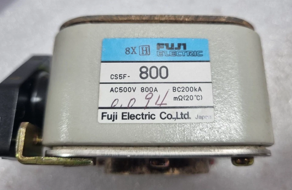 Fuji Electric CS5F-800 Super Rapid Fise AC500V 800A - Lotto Da 10PCS - Immagine 3 di 4