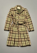 Spiewak Wool Coat Womens Small Green Plaid Vintage