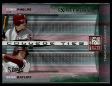2008 Donruss Elite Extra  #CTC-1 C. Phelps / S. Ratliff College Green #/1500