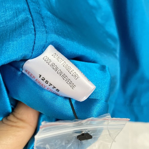 BNWT CLASSICS Women's Blue RAINCOAT Zipper With Pockets Hoodie Jacket L (16-18) - Picture 15 of 23
