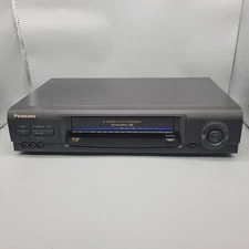 Panasonic PV-V4600 VCR Plus 4 Head Omnivision VHS Player Blue Line TESTED