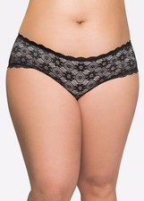 Ashley Stewart Panties - Sheer Lace Boyleg Panties - Size 1X Retail 12.50