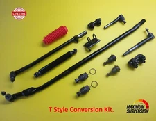 Ball Joint Tie Rod End T Style STEERING KIT fits RAM 2500 3500 LIFETIME WARRANTY