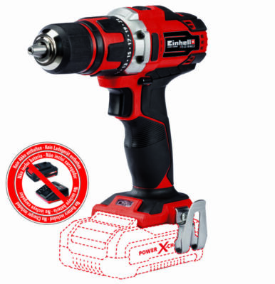 Einhell 4513925 TE-CD 18/40 Li-Solo Akku-Bohrschrauber mit LED-Beleuchtung