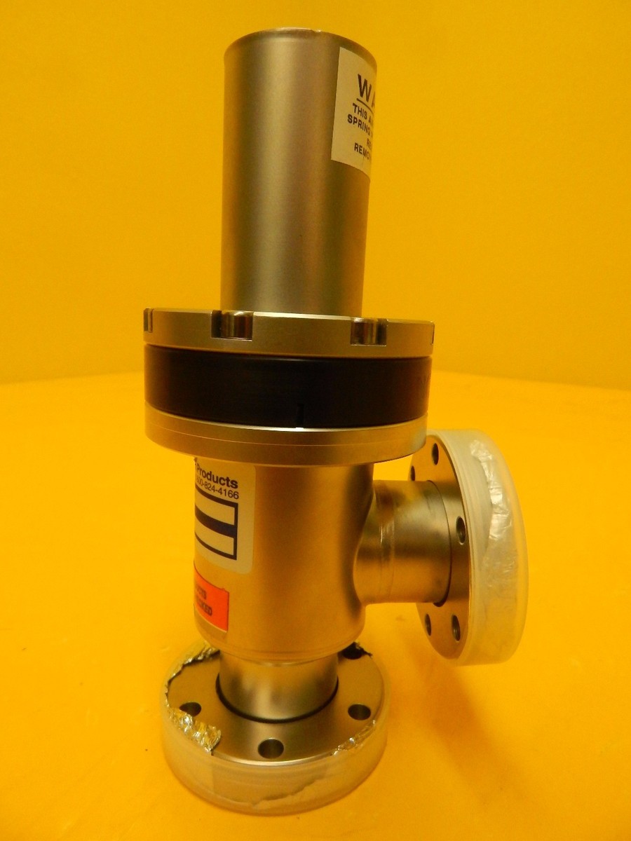 Nor-Cal Products CSVP-1502-CF Pneumatic Copper Seal Angle Valve Used Working