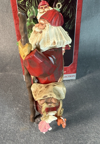 1998 Hallmark Keepsake Collector Club Ornament Making His Way Folk Art Americana - Picture 3 of 6