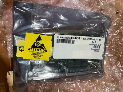 IBM FRU PN: 09L4754 SCSI Card NEW Factory SEALED Original Static Bag Old Stock