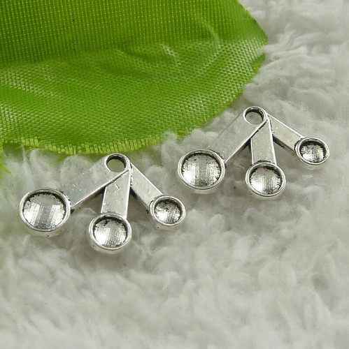 Free Ship 328pcs tibet silver Spoon charms 15X20mm B4569