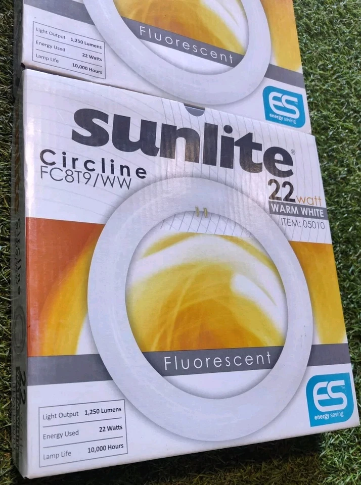 22W T9 Round Fluorescent Circline Lamp Lightning Fixture SUNLITE-05010-SU 2 Pack - Image 2 of 4