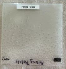 6x6" Falling Petals Textured Impressions Embossing Folder