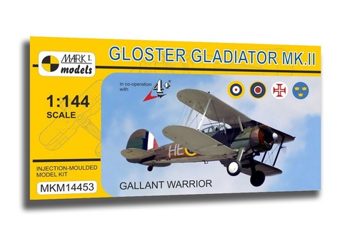Mark I MKM144053 1/144 Gladiator Mk.II Gallant Warrior British Biplane Fighter - Picture 7 of 7