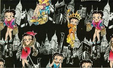 RARE BETTY BOOP NEW YORK - BTFQ - 18"X22"
