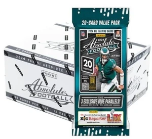 PANINI 2024 Absolute Football NFL Trading Cards Box SEALED (x12 Packs)