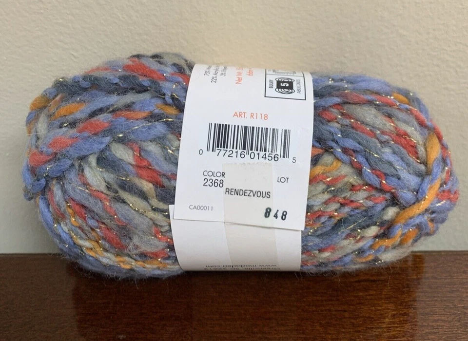 Brand New Moda Dea Cache Multi Color Yarn Rendezvous 2368 Italy - Image 3 of 4