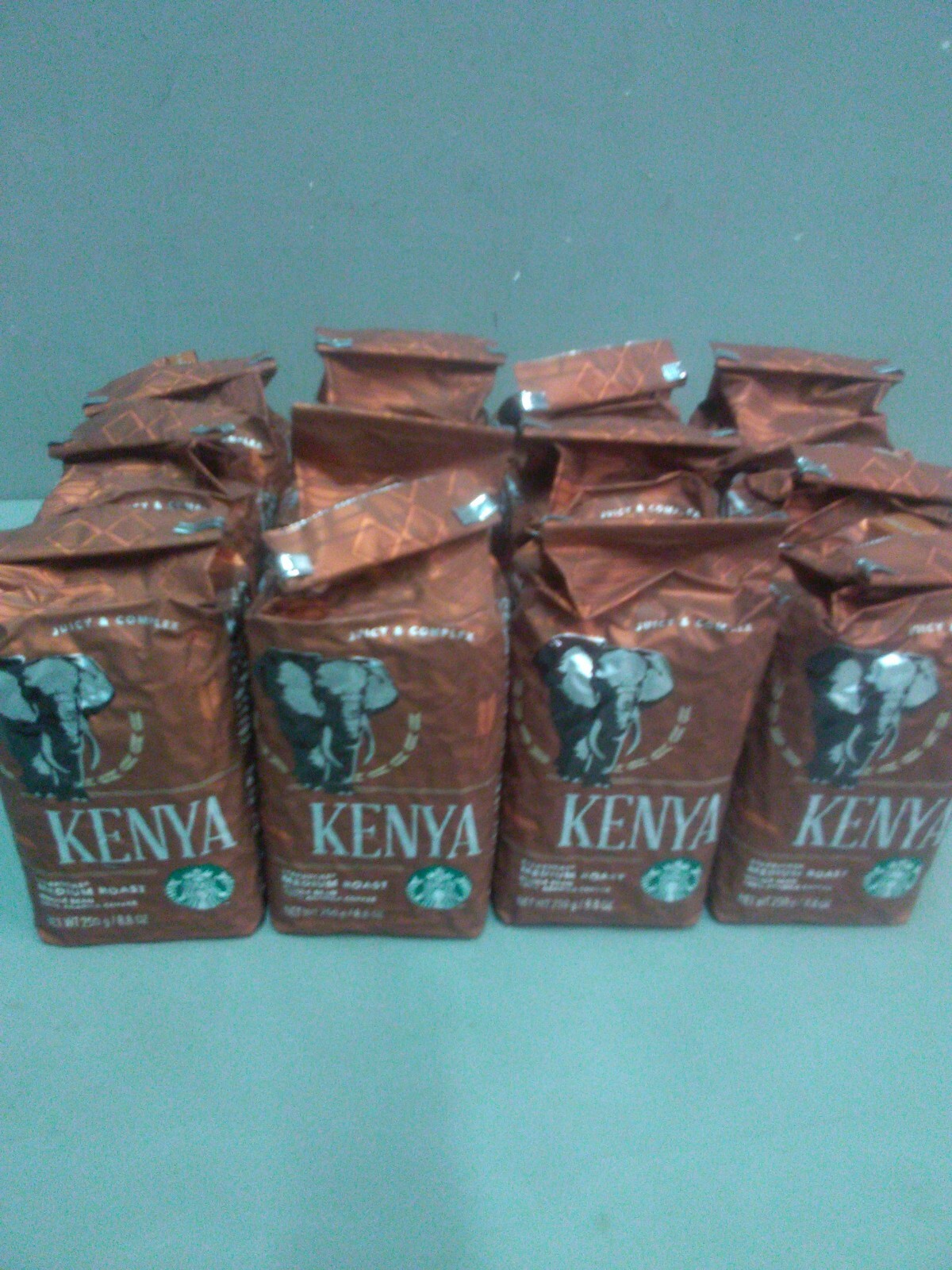 Starbucks Kenya Whole Bean Coffee 8.8oz Bag Pack of 12 Bags eBay