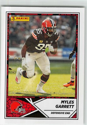Panini 2024 Sticker & Card No. 55 Myles Garrett Cleveland Browns