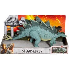 Jurassic World 2 ACTION ATTACK STEGOSAURUS FIGURE DINOSAUR 2018 CHOMPING ACTION
